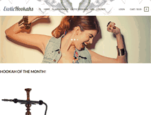 Tablet Screenshot of exotic-hookahs.com